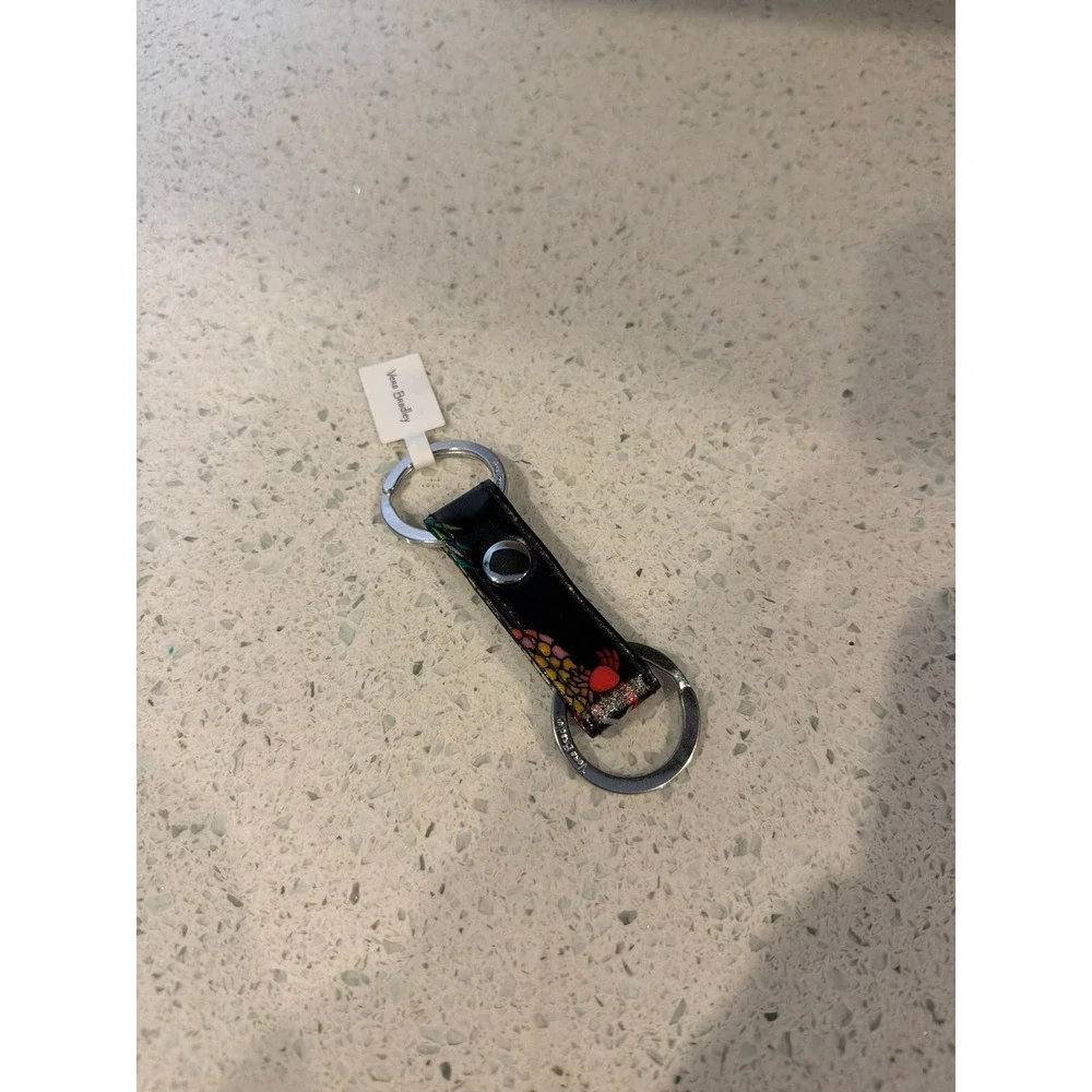 Vera Bradley Twice‎ As Nice Floral Keychain